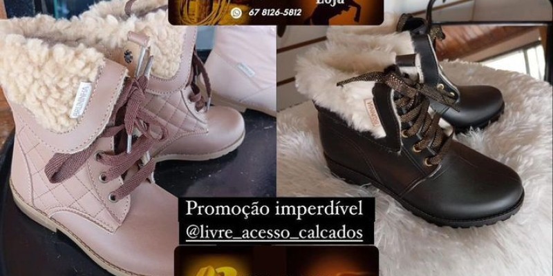  livre acesso calçados promoção imperdível