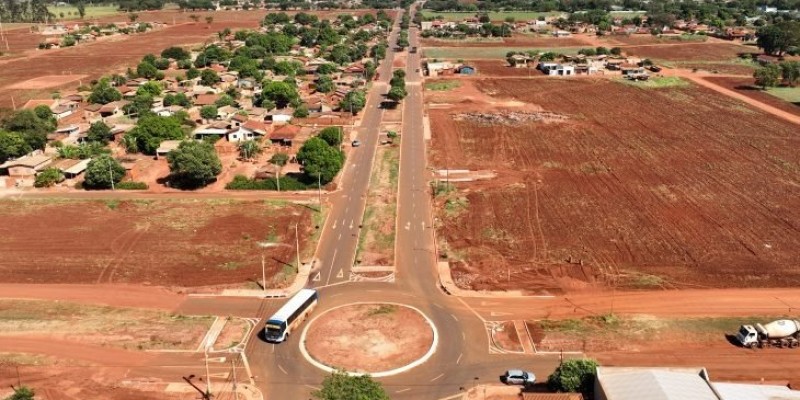 ANGÉLICA: Governo de MS conclui pavimentação de avenida e transforma infraestrutura