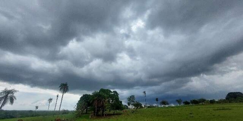 Tempo deve seguir fechado nesta semana, após chuva de até 60 mm chegar a MS