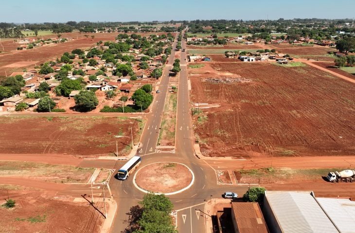 ANGÉLICA: Governo de MS conclui pavimentação de avenida e transforma infraestrutura