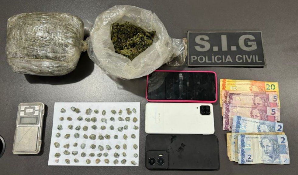 IVINHEMA: Polícia Civil prende três pessoas por tráfico de drogas