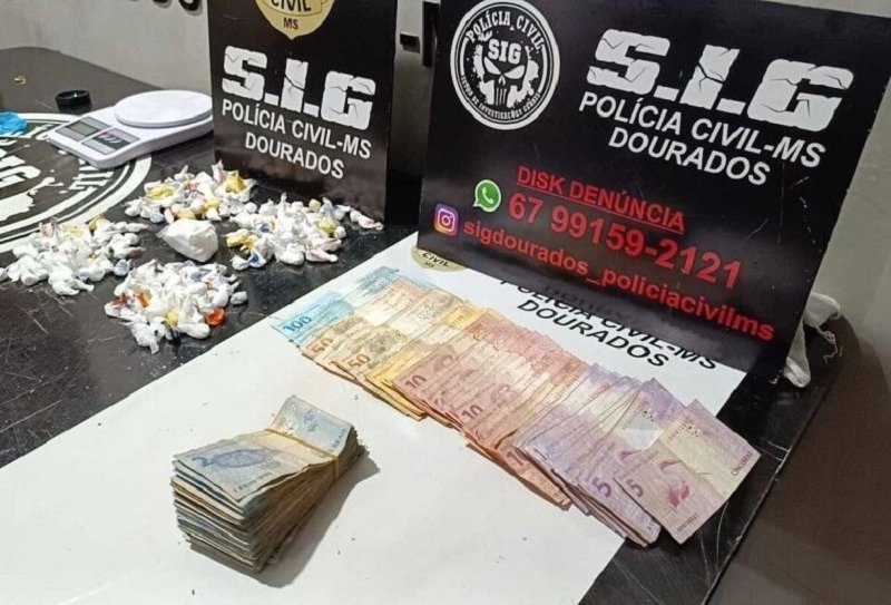 Polícia Civil desmonta esquema de venda de drogas em Dourados