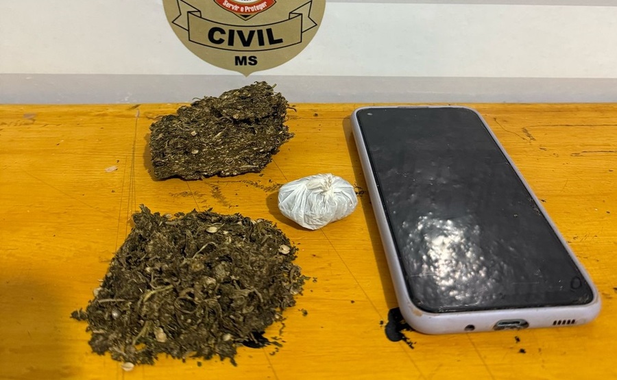 Polícia Civil de Batayporã prende jovem acusado de tráfico de drogas